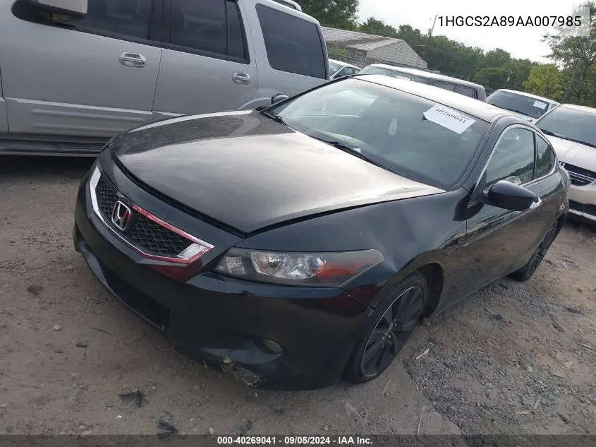 2010 Honda Accord 3.5 Ex-L VIN: 1HGCS2A89AA007985 Lot: 40269041