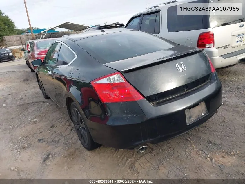 2010 Honda Accord 3.5 Ex-L VIN: 1HGCS2A89AA007985 Lot: 40269041