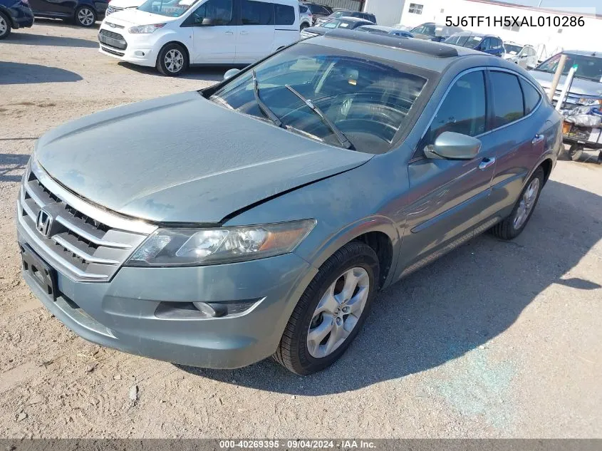 2010 Honda Accord Crosstour Exl VIN: 5J6TF1H5XAL010286 Lot: 40269395