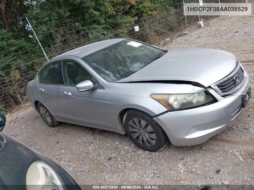 1HGCP2F38AA038529 2010 Honda Accord 2.4 Lx