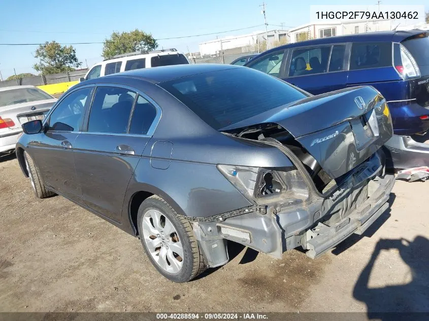 2010 Honda Accord 2.4 Ex VIN: 1HGCP2F79AA130462 Lot: 40288594