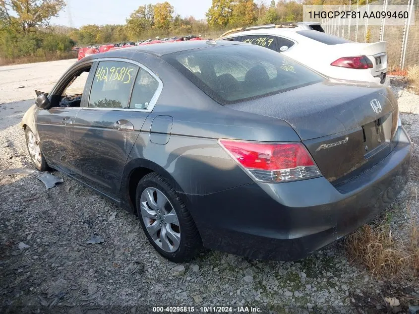 1HGCP2F81AA099460 2010 Honda Accord 2.4 Ex-L