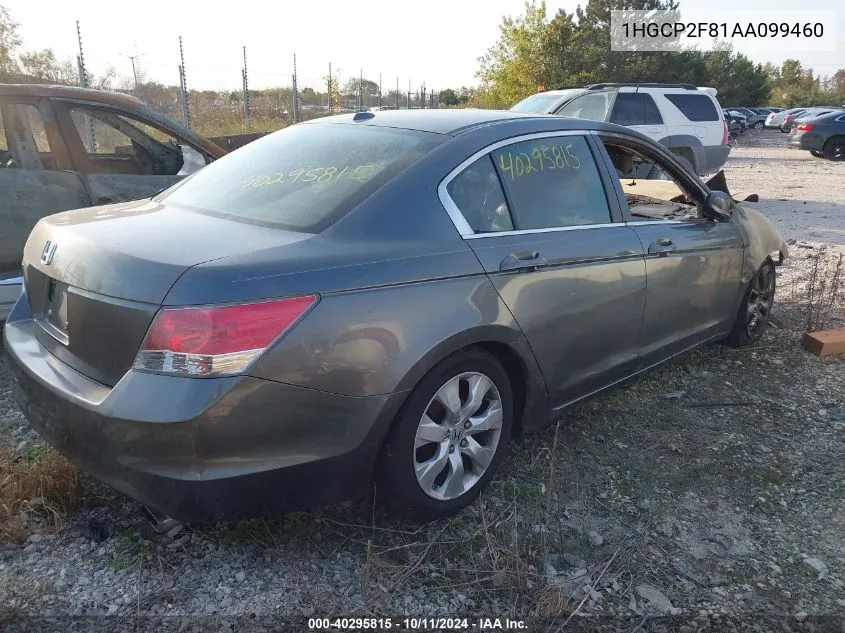 1HGCP2F81AA099460 2010 Honda Accord 2.4 Ex-L