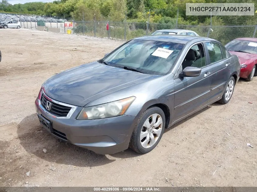 2010 Honda Accord 2.4 Ex VIN: 1HGCP2F71AA061234 Lot: 40299306