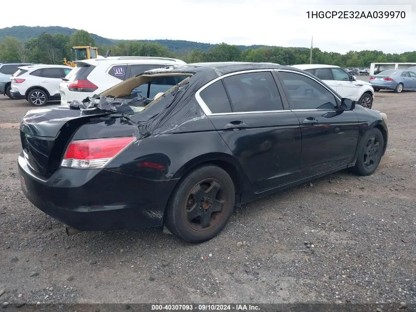 1HGCP2E32AA039970 2010 Honda Accord Lx