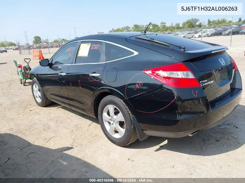 5J6TF1H32AL006263 2010 Honda Accord Crosstour Ex