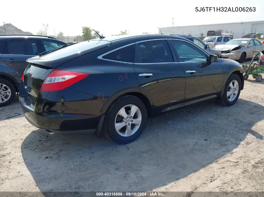 5J6TF1H32AL006263 2010 Honda Accord Crosstour Ex