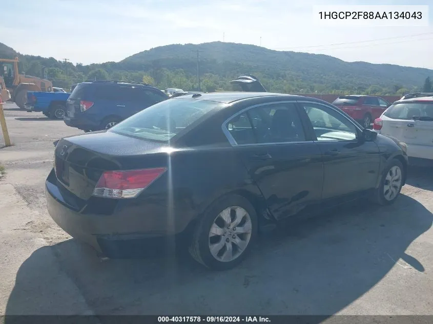 1HGCP2F88AA134043 2010 Honda Accord Exl