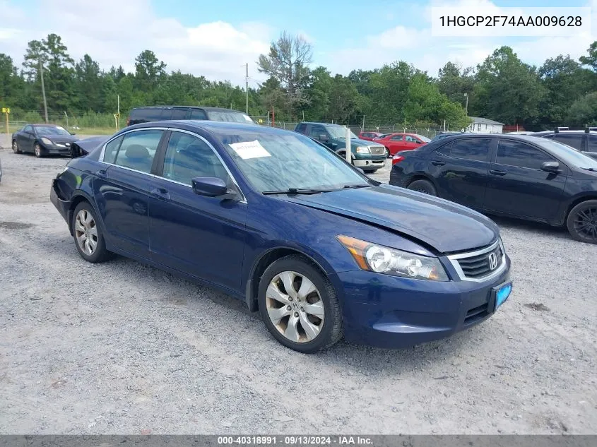 1HGCP2F74AA009628 2010 Honda Accord Ex