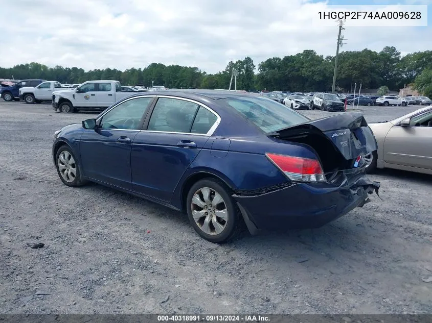 1HGCP2F74AA009628 2010 Honda Accord Ex