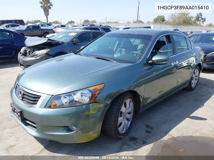 2010 Honda Accord 3.5 Ex-L VIN: 1HGCP3F89AA015410 Lot: 40325449