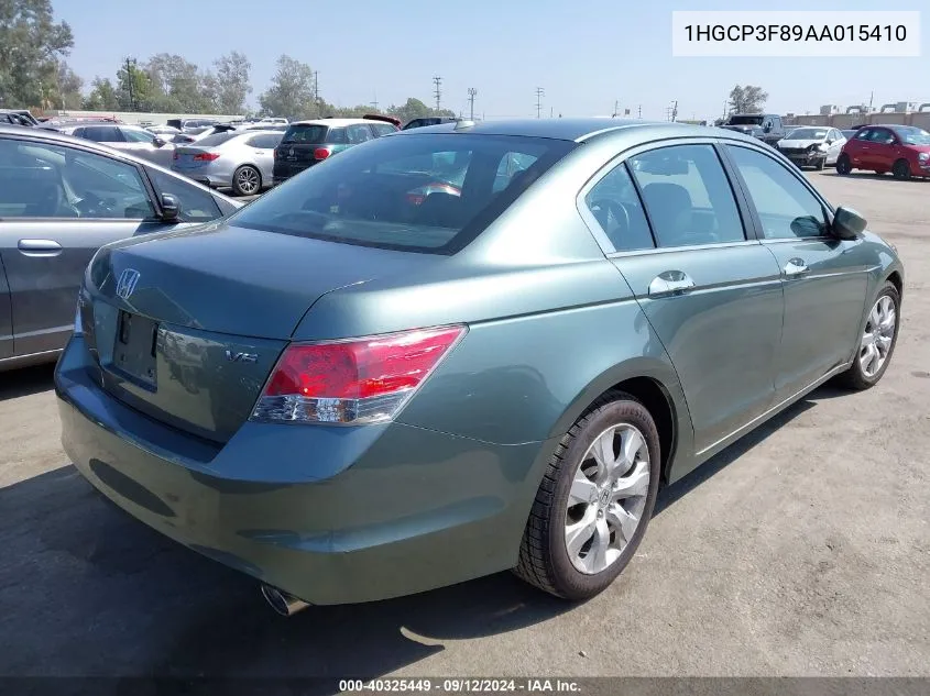 2010 Honda Accord 3.5 Ex-L VIN: 1HGCP3F89AA015410 Lot: 40325449