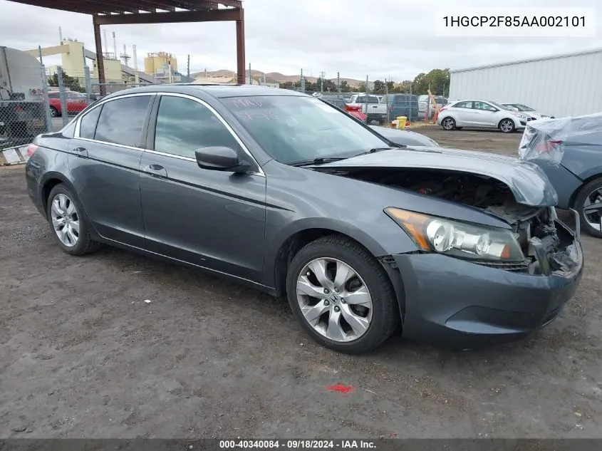 1HGCP2F85AA002101 2010 Honda Accord 2.4 Ex-L