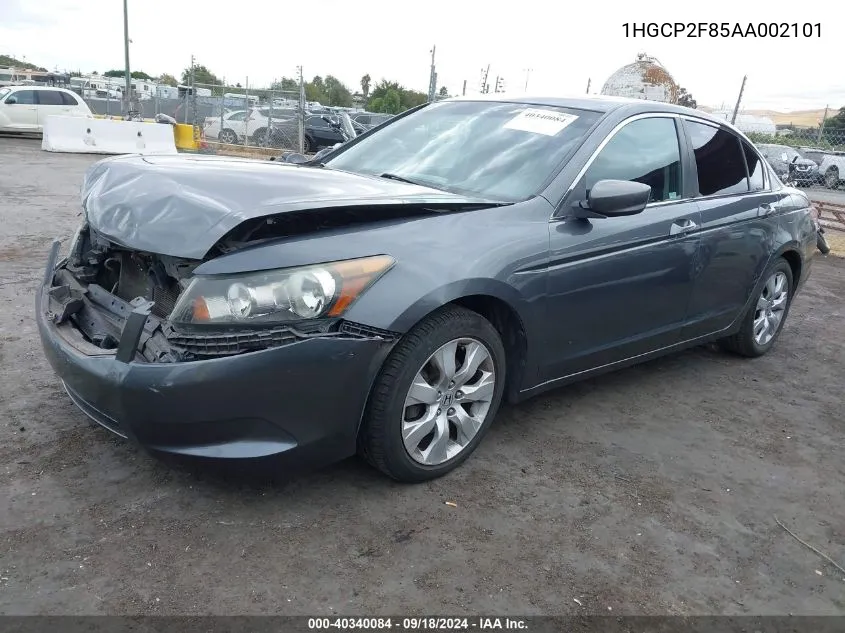 1HGCP2F85AA002101 2010 Honda Accord 2.4 Ex-L