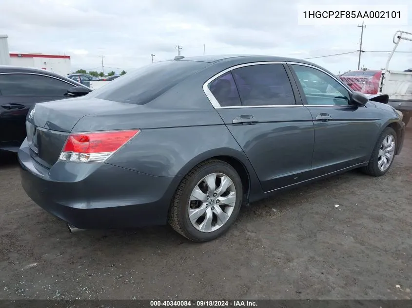 1HGCP2F85AA002101 2010 Honda Accord 2.4 Ex-L