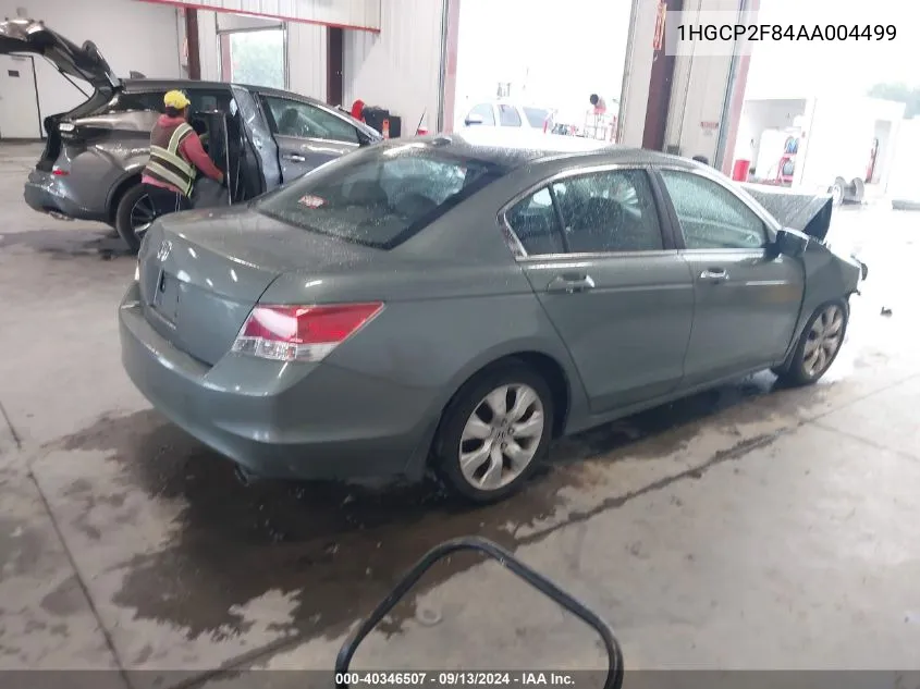 1HGCP2F84AA004499 2010 Honda Accord Exl