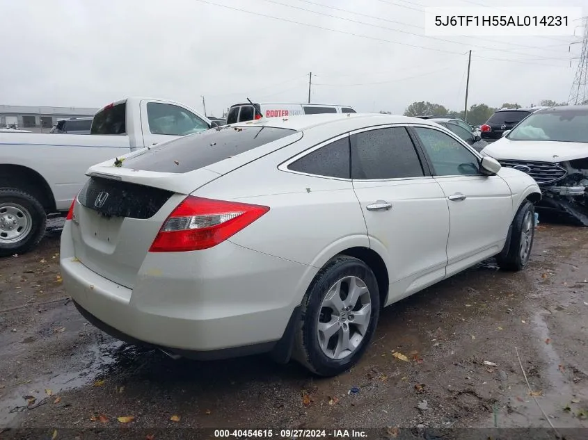 2010 Honda Accord Crosstour Ex-L VIN: 5J6TF1H55AL014231 Lot: 40454615