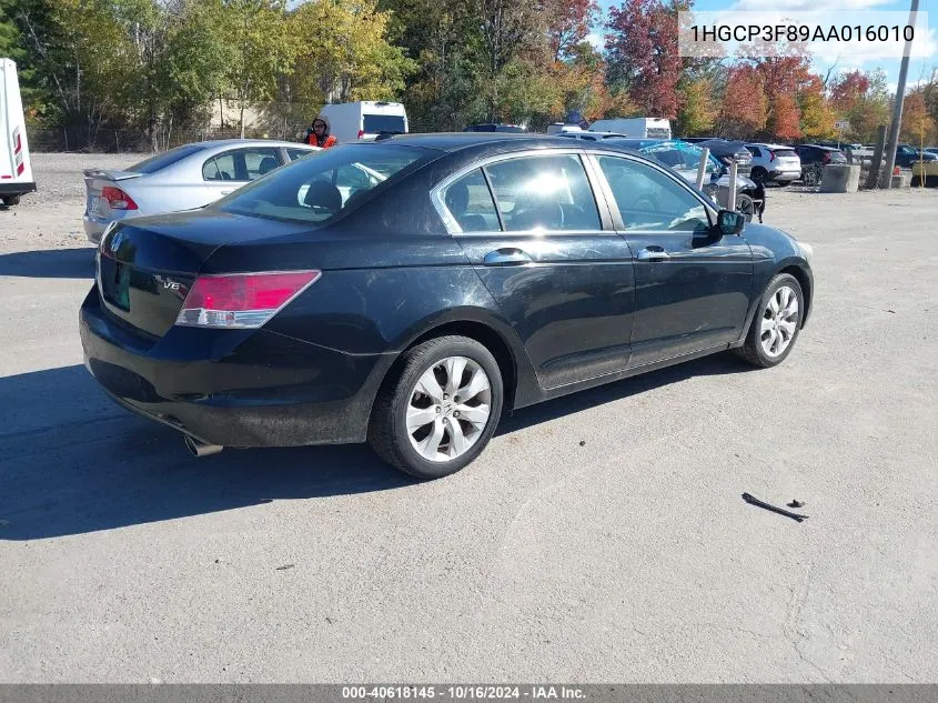 1HGCP3F89AA016010 2010 Honda Accord 3.5 Ex-L