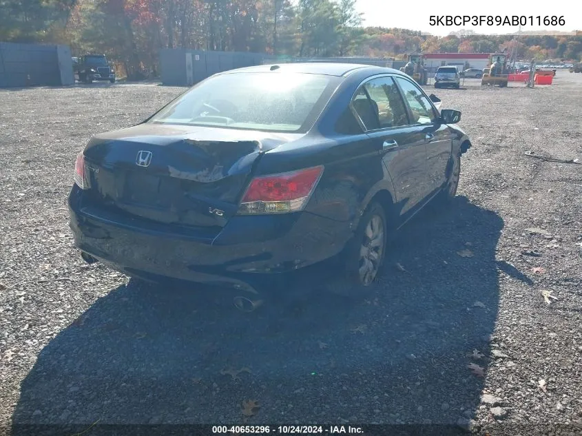 5KBCP3F89AB011686 2010 Honda Accord 3.5 Ex-L