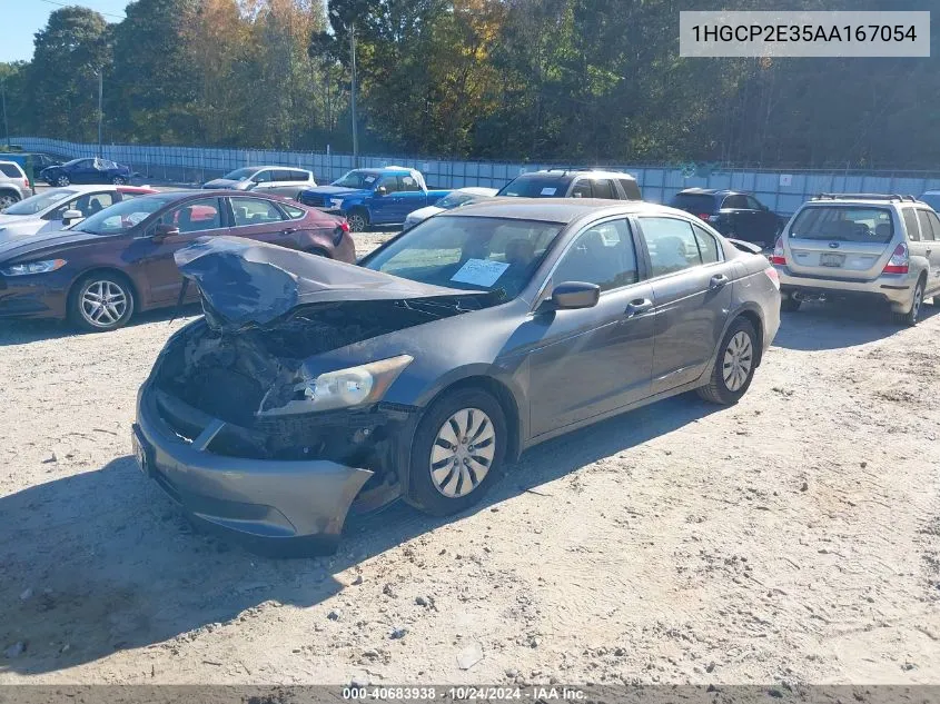 2010 Honda Accord 2.4 Lx VIN: 1HGCP2E35AA167054 Lot: 40683938