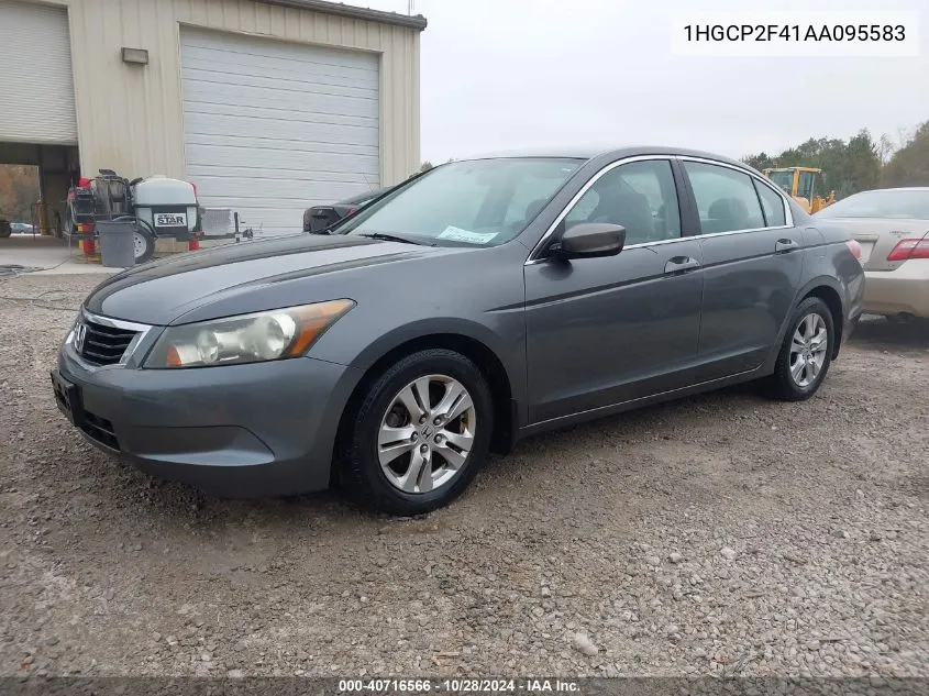 2010 Honda Accord 2.4 Lx-P VIN: 1HGCP2F41AA095583 Lot: 40716566