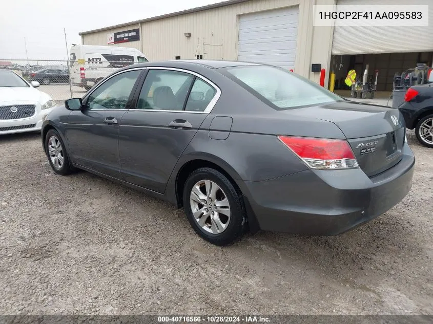 1HGCP2F41AA095583 2010 Honda Accord 2.4 Lx-P