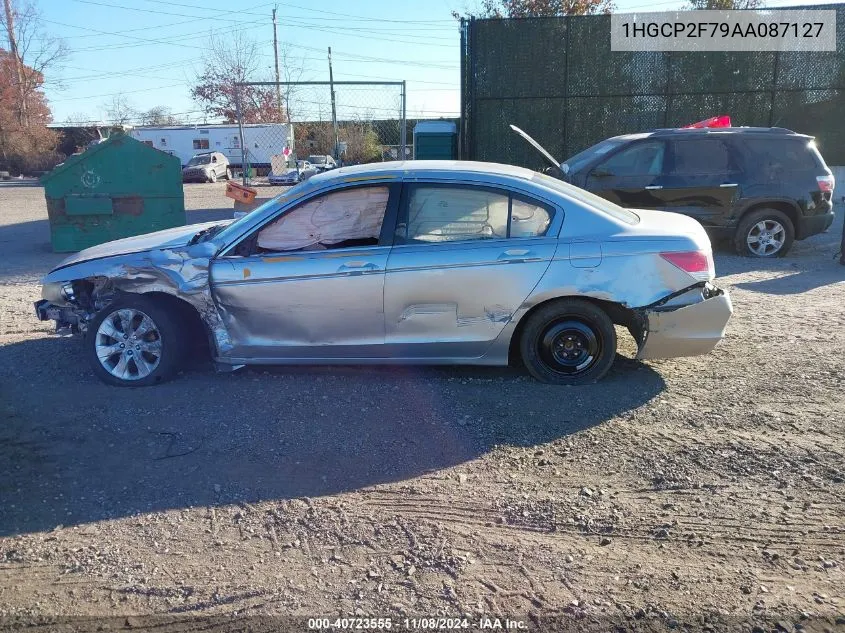 2010 Honda Accord 2.4 Ex VIN: 1HGCP2F79AA087127 Lot: 40723555