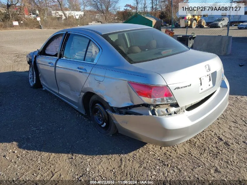 2010 Honda Accord 2.4 Ex VIN: 1HGCP2F79AA087127 Lot: 40723555