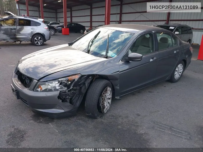 1HGCP2F30AA131089 2010 Honda Accord 2.4 Lx