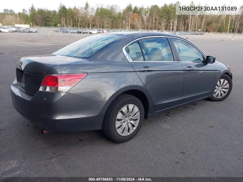 1HGCP2F30AA131089 2010 Honda Accord 2.4 Lx