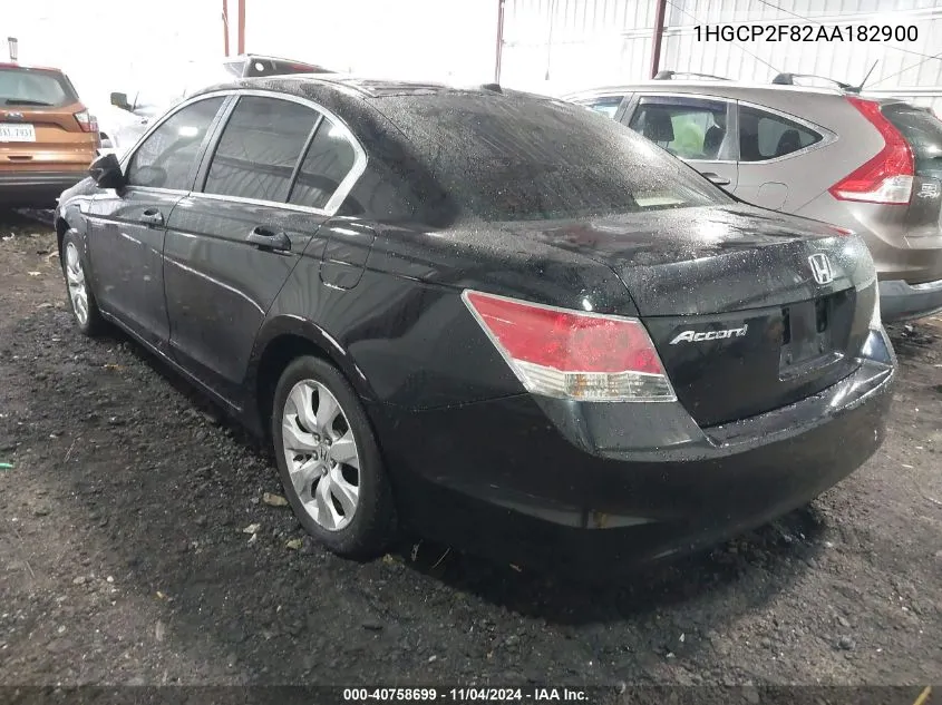 2010 Honda Accord Sdn 2.4 Ex-L/Ex-L VIN: 1HGCP2F82AA182900 Lot: 40758699