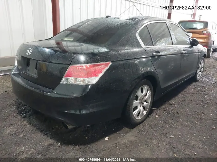 2010 Honda Accord Sdn 2.4 Ex-L/Ex-L VIN: 1HGCP2F82AA182900 Lot: 40758699