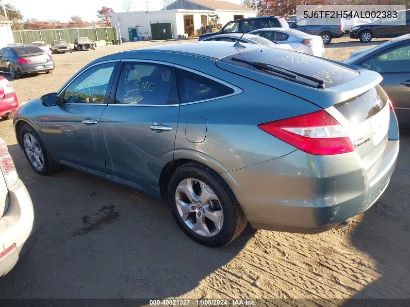 2010 Honda Accord Crosstour Ex-L VIN: 5J6TF2H54AL002383 Lot: 40821327