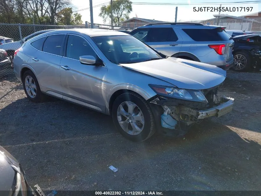 5J6TF2H55AL017197 2010 Honda Accord Crosstour Ex-L