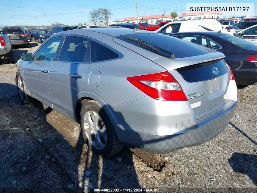 5J6TF2H55AL017197 2010 Honda Accord Crosstour Ex-L