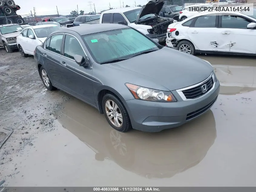 1HGCP2F48AA164544 2010 Honda Accord 2.4 Lx-P