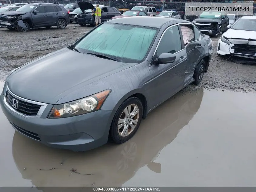 1HGCP2F48AA164544 2010 Honda Accord 2.4 Lx-P