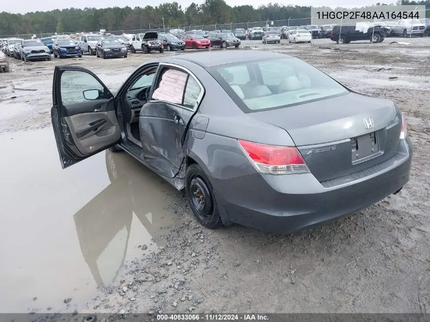 1HGCP2F48AA164544 2010 Honda Accord 2.4 Lx-P