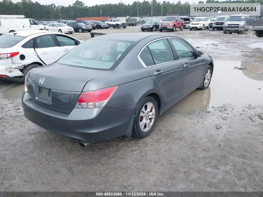 1HGCP2F48AA164544 2010 Honda Accord 2.4 Lx-P