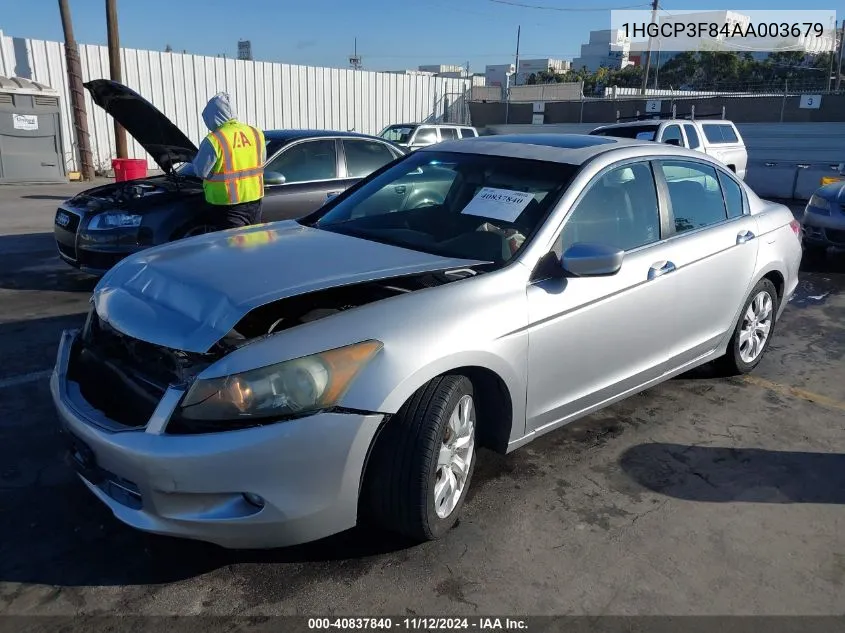 1HGCP3F84AA003679 2010 Honda Accord 3.5 Ex-L