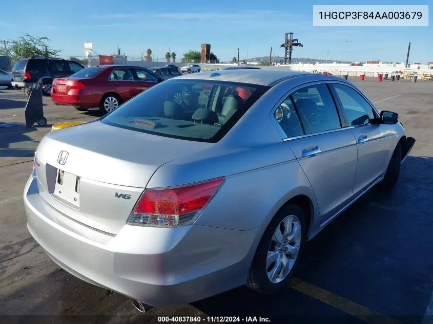 1HGCP3F84AA003679 2010 Honda Accord 3.5 Ex-L