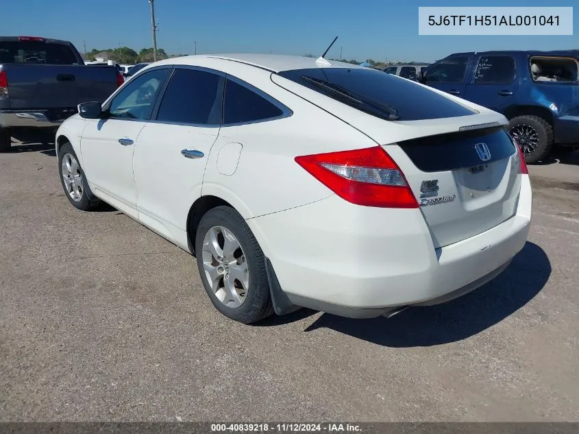 5J6TF1H51AL001041 2010 Honda Accord Crosstour Ex-L