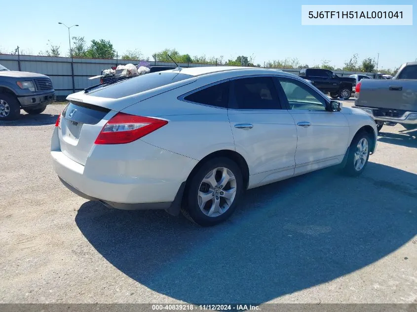 5J6TF1H51AL001041 2010 Honda Accord Crosstour Ex-L