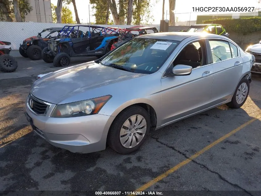 2010 Honda Accord 2.4 Lx VIN: 1HGCP2F30AA056927 Lot: 40866807