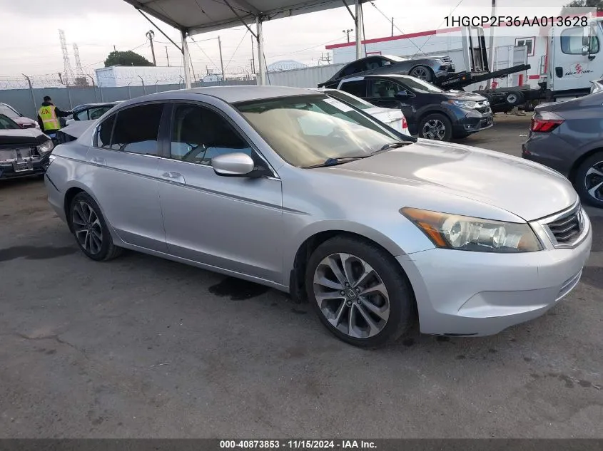 2010 Honda Accord 2.4 Lx VIN: 1HGCP2F36AA013628 Lot: 40873853