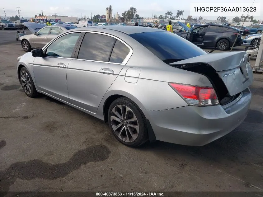 2010 Honda Accord 2.4 Lx VIN: 1HGCP2F36AA013628 Lot: 40873853