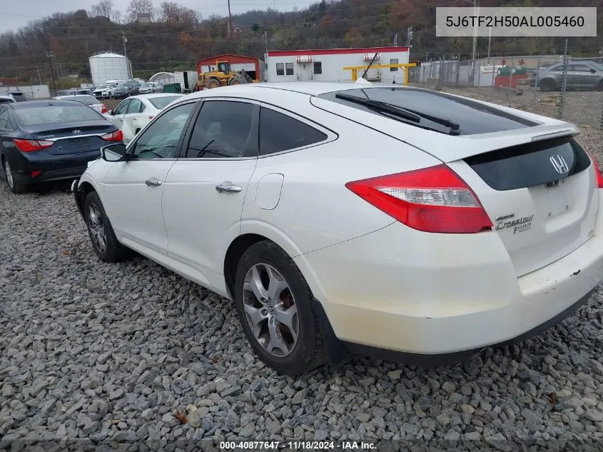 2010 Honda Accord Crosstour Exl VIN: 5J6TF2H50AL005460 Lot: 40877647