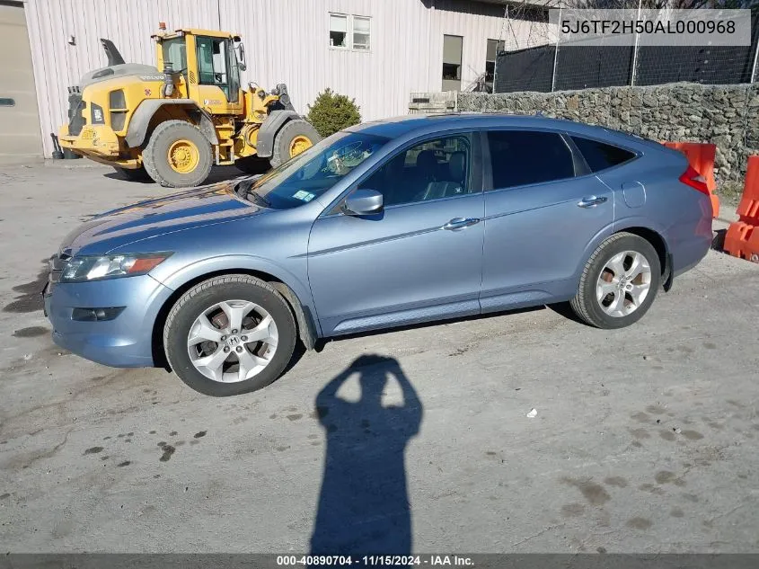 2010 Honda Accord Crosstour Ex-L VIN: 5J6TF2H50AL000968 Lot: 40890704