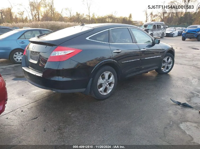 2010 Honda Accord Crosstour Ex-L VIN: 5J6TF1H54AL001583 Lot: 40912510