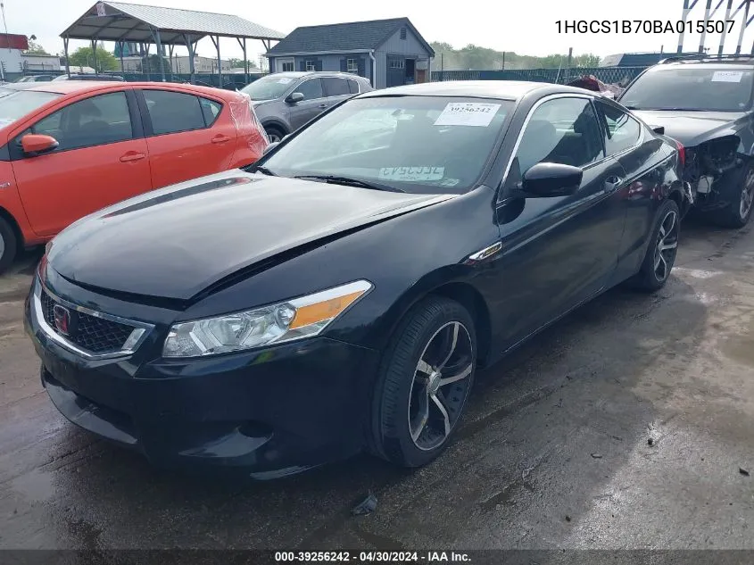 2011 Honda Accord 2.4 Ex VIN: 1HGCS1B70BA015507 Lot: 39256242